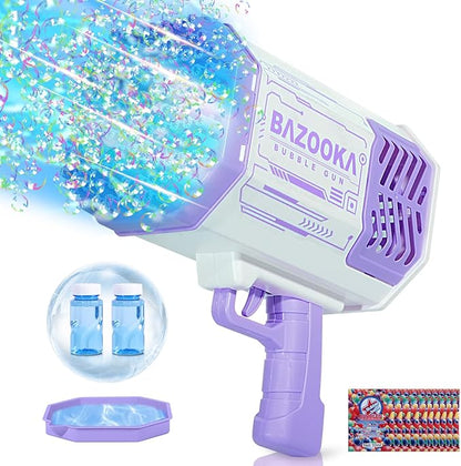 69 Hole Bazooka Bubble Machine Gun for Kids